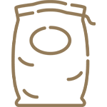 Symbol-Abbildung Sack